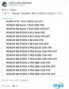 AMD的7nm锐龙APU核显飞跃：最多15组CU单